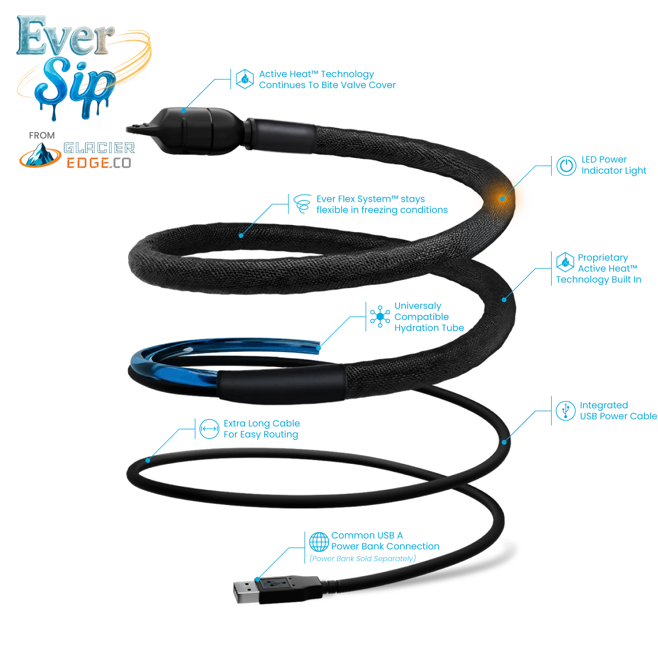 Ever Sip™ Heated Hydration Tube
